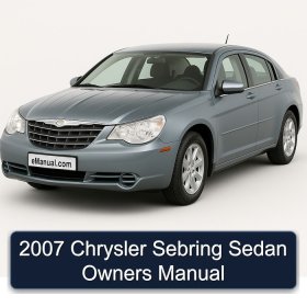 2007 Chrysler Sebring Sedan Owners Manual