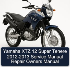 Yamaha XTZ 12 Super Tenere 2012-2013 Service Manual Repair Owners Manual