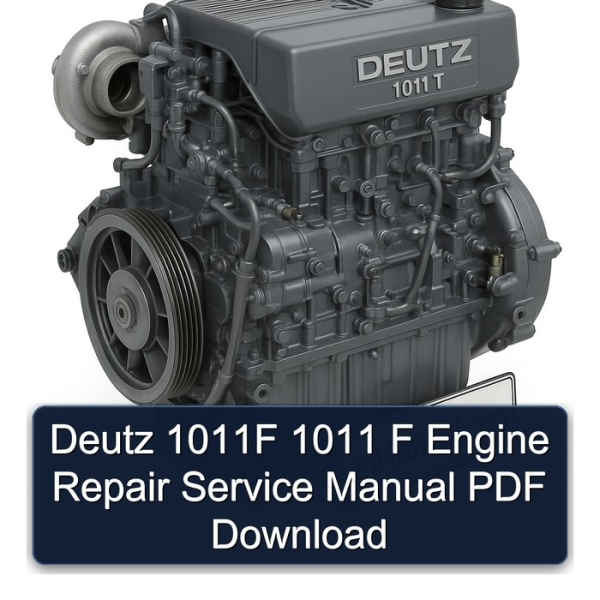 Deutz 1011F 1011 F Engine Repair Service Manual PDF Download