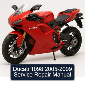 Ducati 1098 2005-2009 Service Repair Manual
