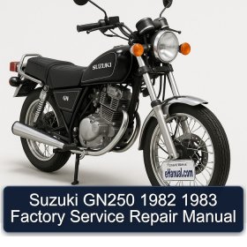 Suzuki GN250 1982 1983 Factory Service Repair Manual