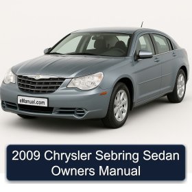 2009 Chrysler Sebring Sedan Owners Manual