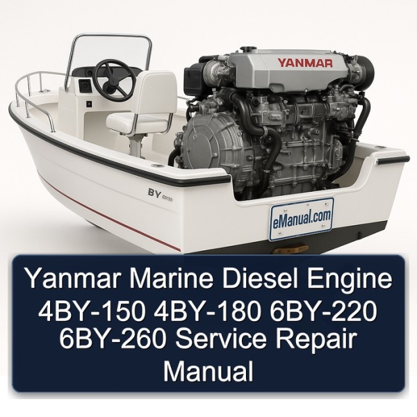 Yanmar Marine Diesel Engine 4BY-150 4BY-180 6BY-220 6BY-260 Service Repair Manual