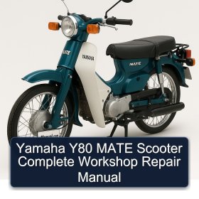 Yamaha Y80 MATE Scooter Complete Workshop Repair Manual