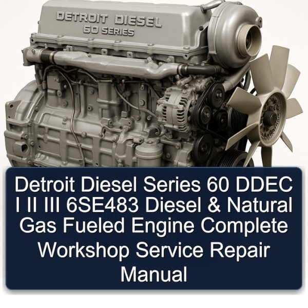 Detroit Diesel Series 60 DDEC I II III 6SE483 Diesel & Natural Gas Fueled Engine Complete Workshop Service Repair Manual