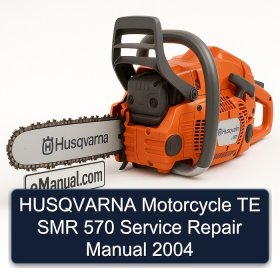 HUSQVARNA Motorcycle TE SMR 570 Service Repair Manual 2004