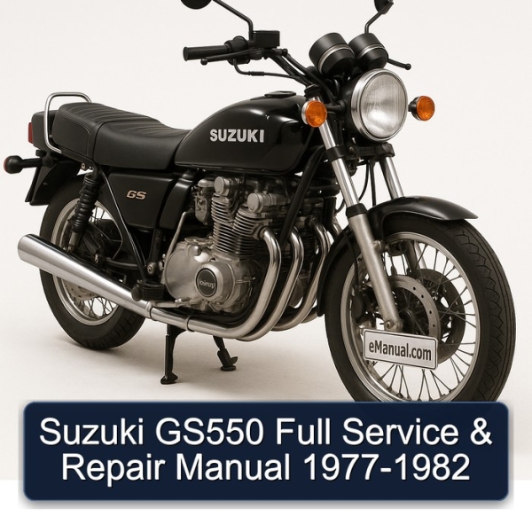 Suzuki GS550 Full Service & Repair Manual 1977-1982