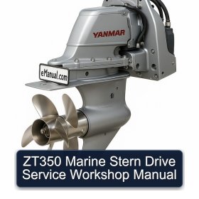 ZT350 Marine Stern Drive Service Workshop Manual