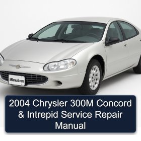 2004 Chrysler 300M Concord & Intrepid Service Repair Manual