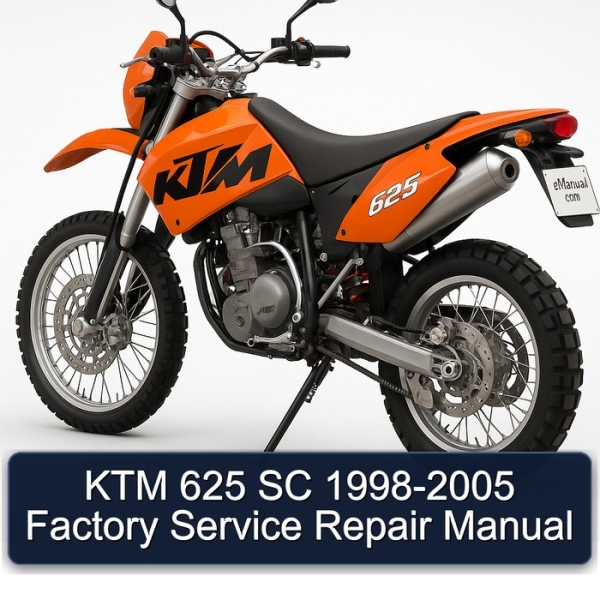 KTM 625 SC 1998-2005 Factory Service Repair Manual
