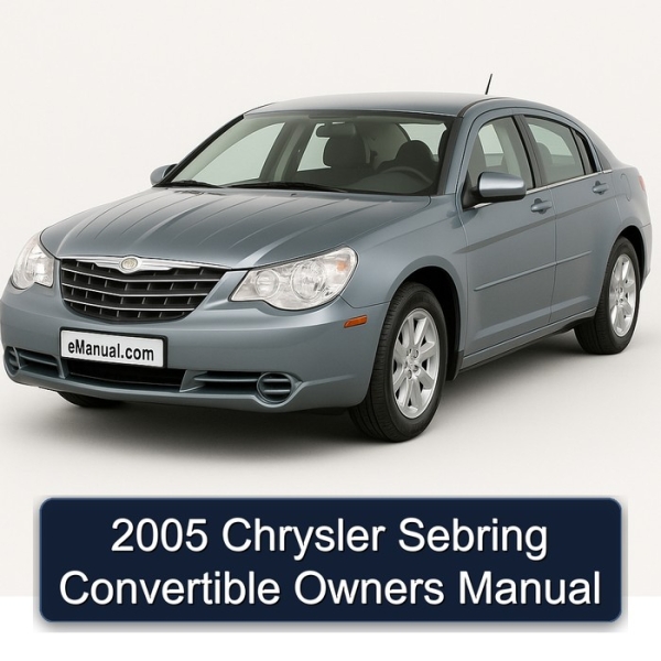 2005 Chrysler Sebring Convertible Owners Manual