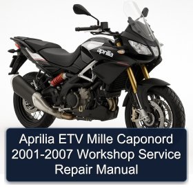 Aprilia ETV Mille Caponord 2001-2007 Workshop Service Repair Manual