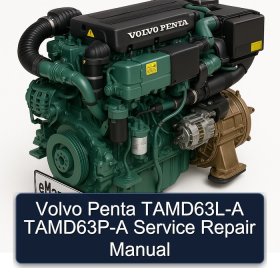 Volvo Penta TAMD63L-A TAMD63P-A Service Repair Manual