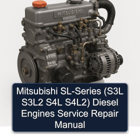 Mitsubishi SL-Series (S3L S3L2 S4L S4L2) Diesel Engines Service Repair Manual