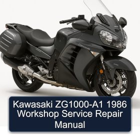 Kawasaki ZG1000-A1 1986 Workshop Service Repair Manual
