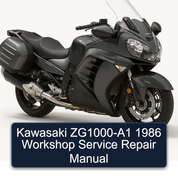 Kawasaki ZG1000-A1 1986 Workshop Service Repair Manual