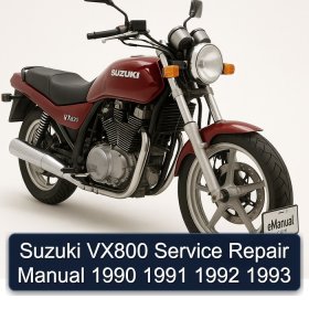 Suzuki VX800 Service Repair Manual 1990 1991 1992 1993