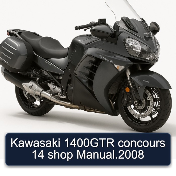 Kawasaki 1400GTR concours 14 shop Manual.2008