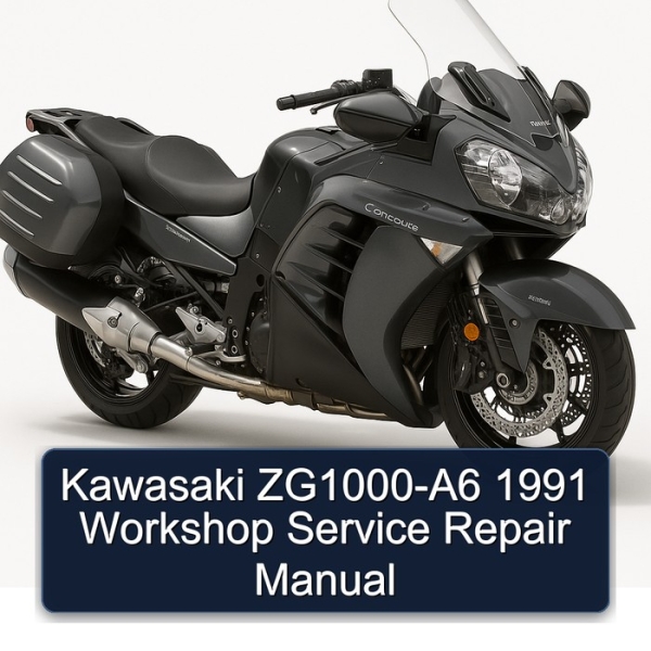 Kawasaki ZG1000-A6 1991 Workshop Service Repair Manual