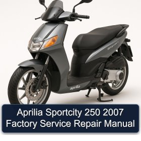Aprilia Sportcity 250 2007 Factory Service Repair Manual