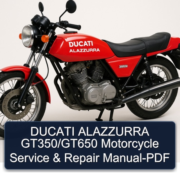 DUCATI ALAZZURRA GT350/GT650 Motorcycle Service & Repair Manual-PDF