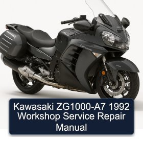 Kawasaki ZG1000-A7 1992 Workshop Service Repair Manual