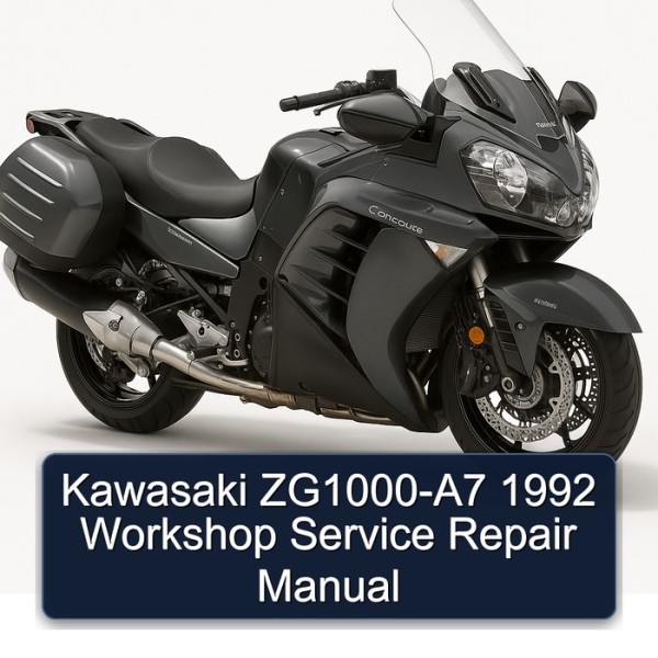 Kawasaki ZG1000-A7 1992 Workshop Service Repair Manual