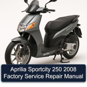 Aprilia Sportcity 250 2008 Factory Service Repair Manual
