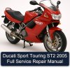 Ducati Sport Touring ST2 2005 Full Service Repair Manual