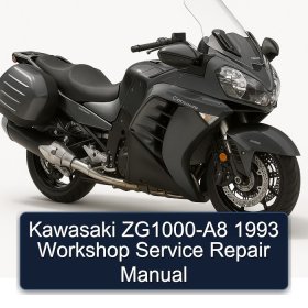 Kawasaki ZG1000-A8 1993 Workshop Service Repair Manual