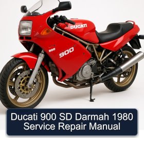 Ducati 900 SD Darmah 1980 Service Repair Manual