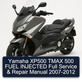 Yamaha XP500 TMAX 500 FUEL INJECTED Full Service & Repair Manual 2007-2012