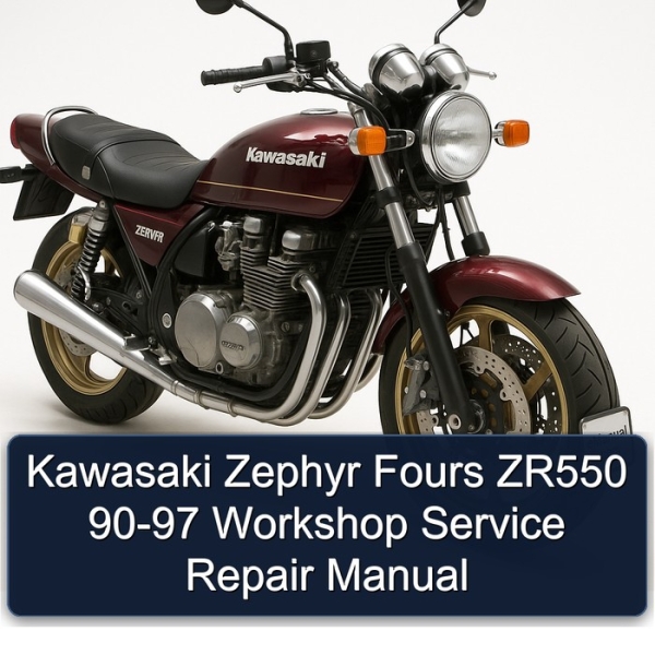 Kawasaki Zephyr Fours ZR550 90-97 Workshop Service Repair Manual