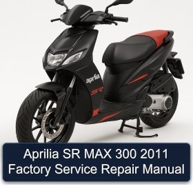 Aprilia SR MAX 300 2011 Factory Service Repair Manual