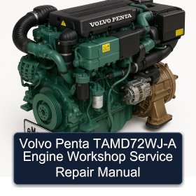 Volvo Penta TAMD72WJ-A Engine Workshop Service Repair Manual