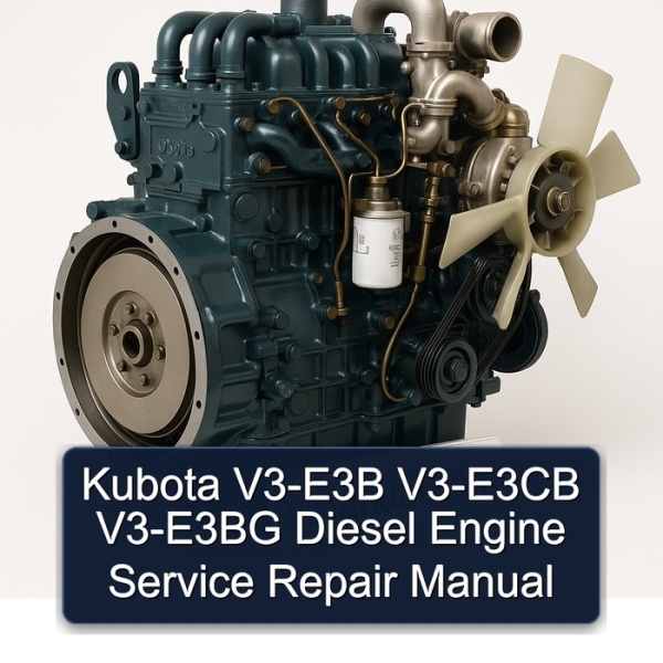 Kubota V3-E3B V3-E3CB V3-E3BG Diesel Engine Service Repair Manual