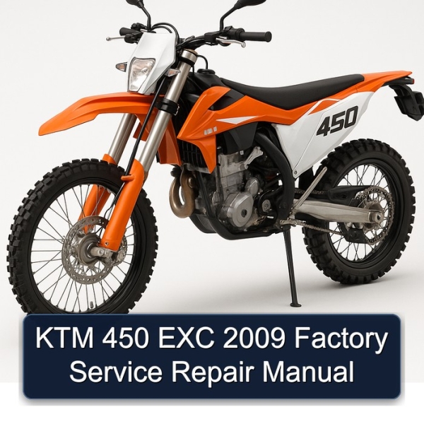 KTM 450 EXC 2009 Factory Service Repair Manual