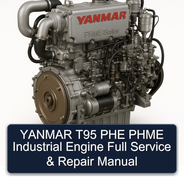 YANMAR T95 PHE PHME Industrial Engine Full Service & Repair Manual