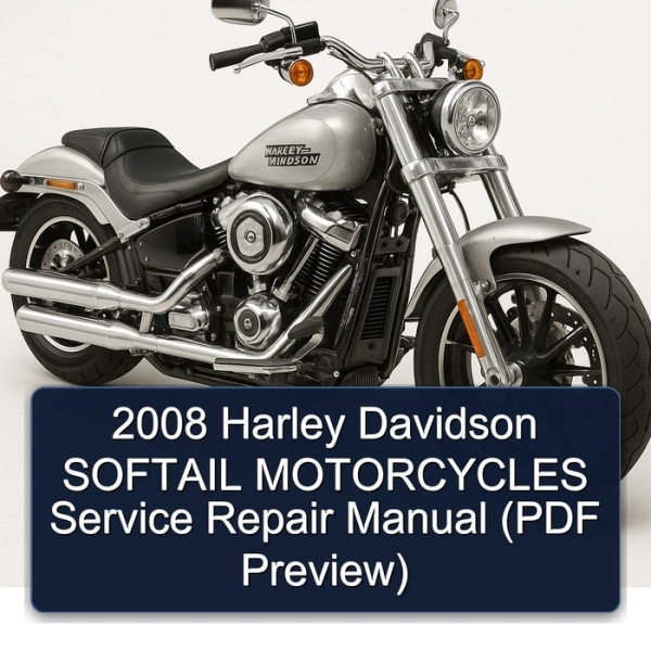 2008 Harley Davidson SOFTAIL MOTORCYCLES Service Repair Manual (PDF Preview)