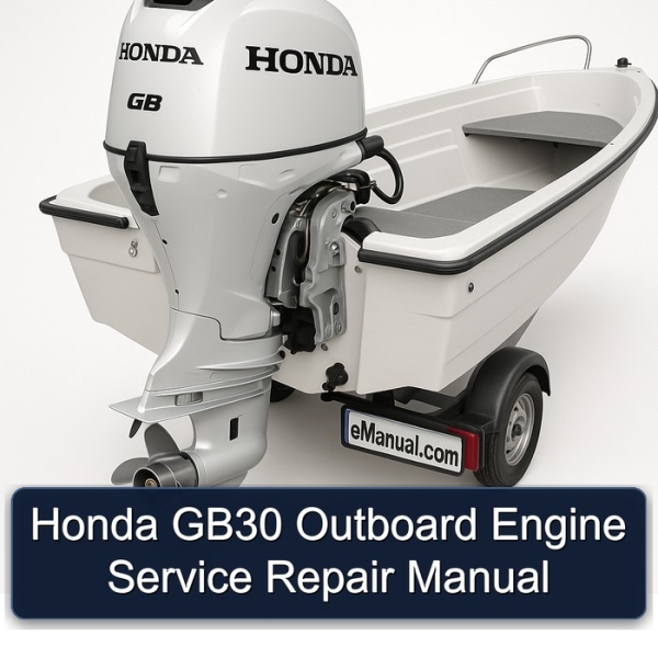 Honda GB30 Outboard Engine Service Repair Manual