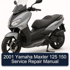 2001 Yamaha Maxter 125 150 Service Repair Manual