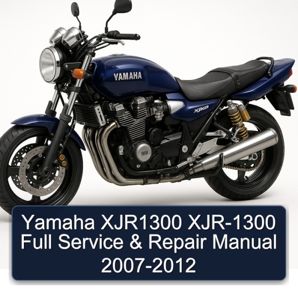 Yamaha XJR1300 XJR-1300 Full Service & Repair Manual 2007-2012