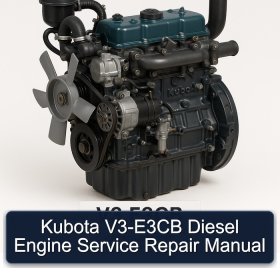 Kubota V3-E3CB Diesel Engine Service Repair Manual