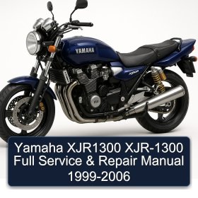 Yamaha XJR1300 XJR-1300 Full Service & Repair Manual 1999-2006