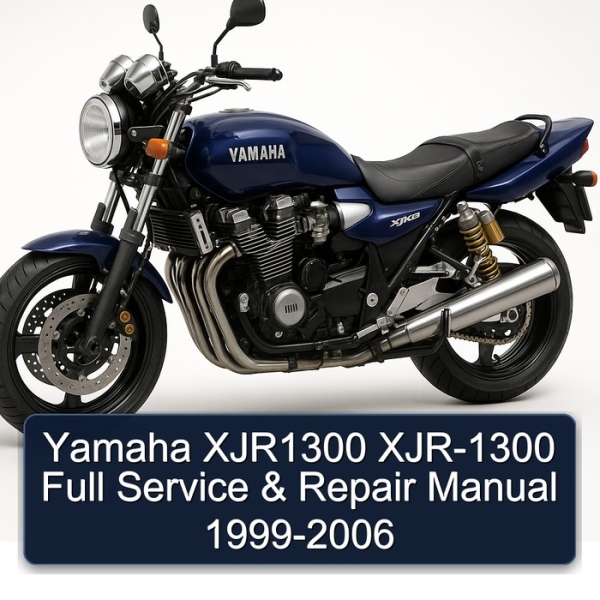 Yamaha XJR1300 XJR-1300 Full Service & Repair Manual 1999-2006