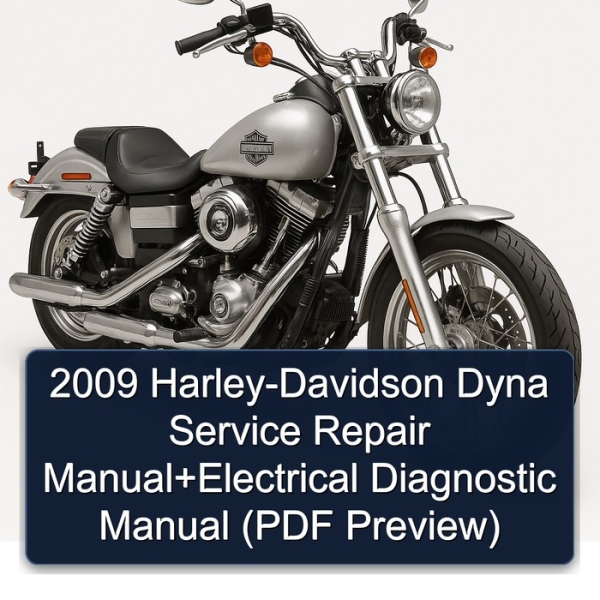 2009 Harley-Davidson Dyna Service Repair Manual+Electrical Diagnostic Manual (PDF Preview)
