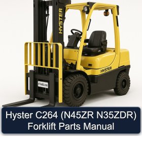 Hyster C264 (N45ZR N35ZDR) Forklift Parts Manual