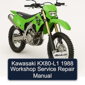 Kawasaki KX80-L1 1988 Workshop Service Repair Manual