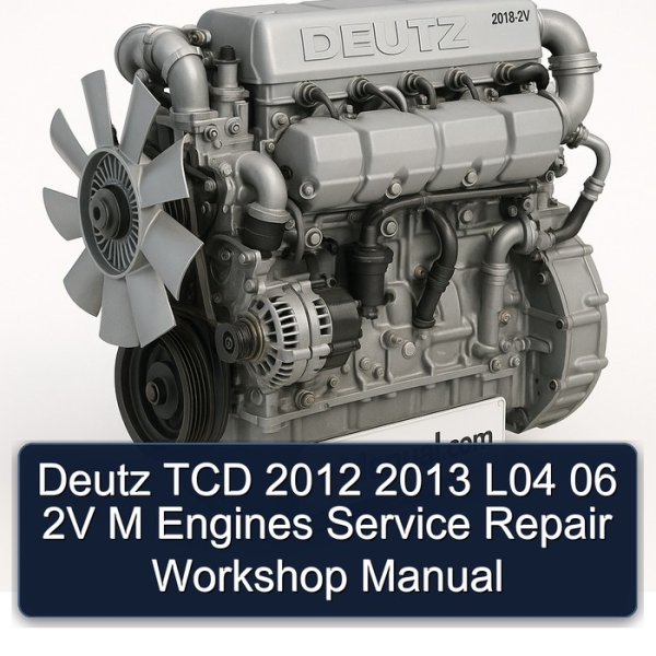 Deutz TCD 2012 2013 L04 06 2V M Engines Service Repair Workshop Manual