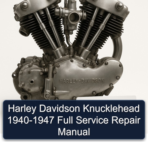 Harley Davidson Knucklehead 1940-1947 Full Service Repair Manual
